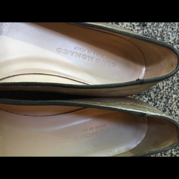 Club Monaco metallic rose gold loafer flats - Picture 4 of 7